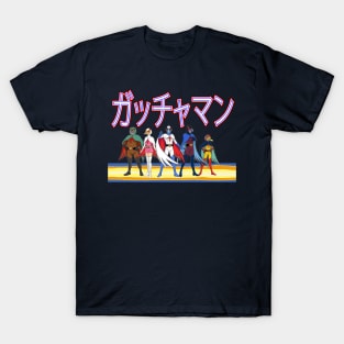 Battle of the planets Gatchman G Force Vintage Japanese T-Shirt